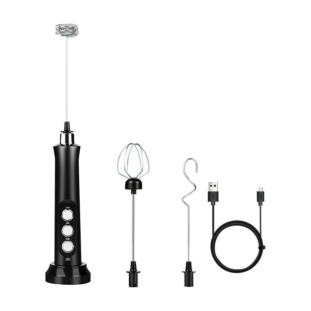 EGNMCR Hand Mixer Mixer Grinder Handheld Electric Household Whisk USB Charging Milk Whisk Milk Frother a Whisk