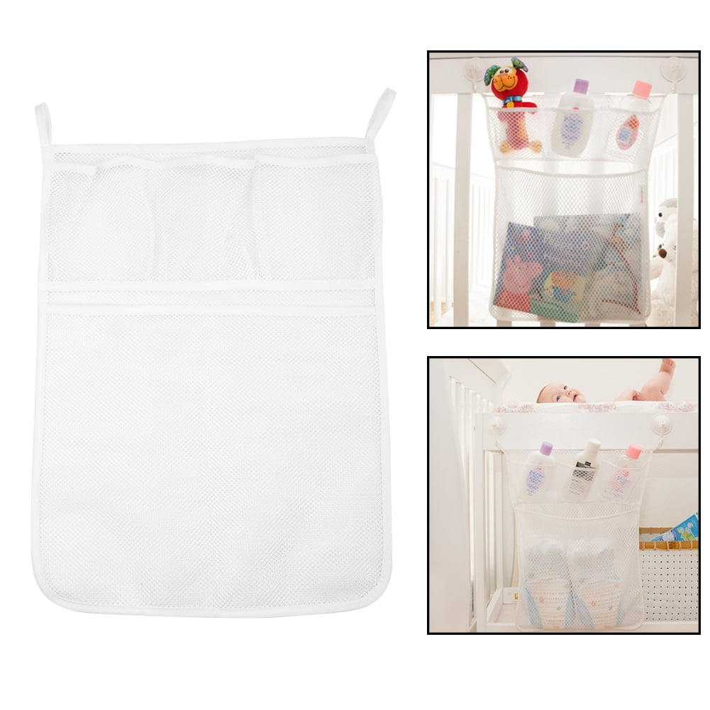 Bath Tub Organizer Bag Holder Storage Basket Kids Baby Shower Toys Net Bathtub 