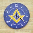 thumbnail image 3 of Battery Operated Blue Lodge Masonic Living Room Wall Clock Mason Officer Gift Home Decor, 3 of 4