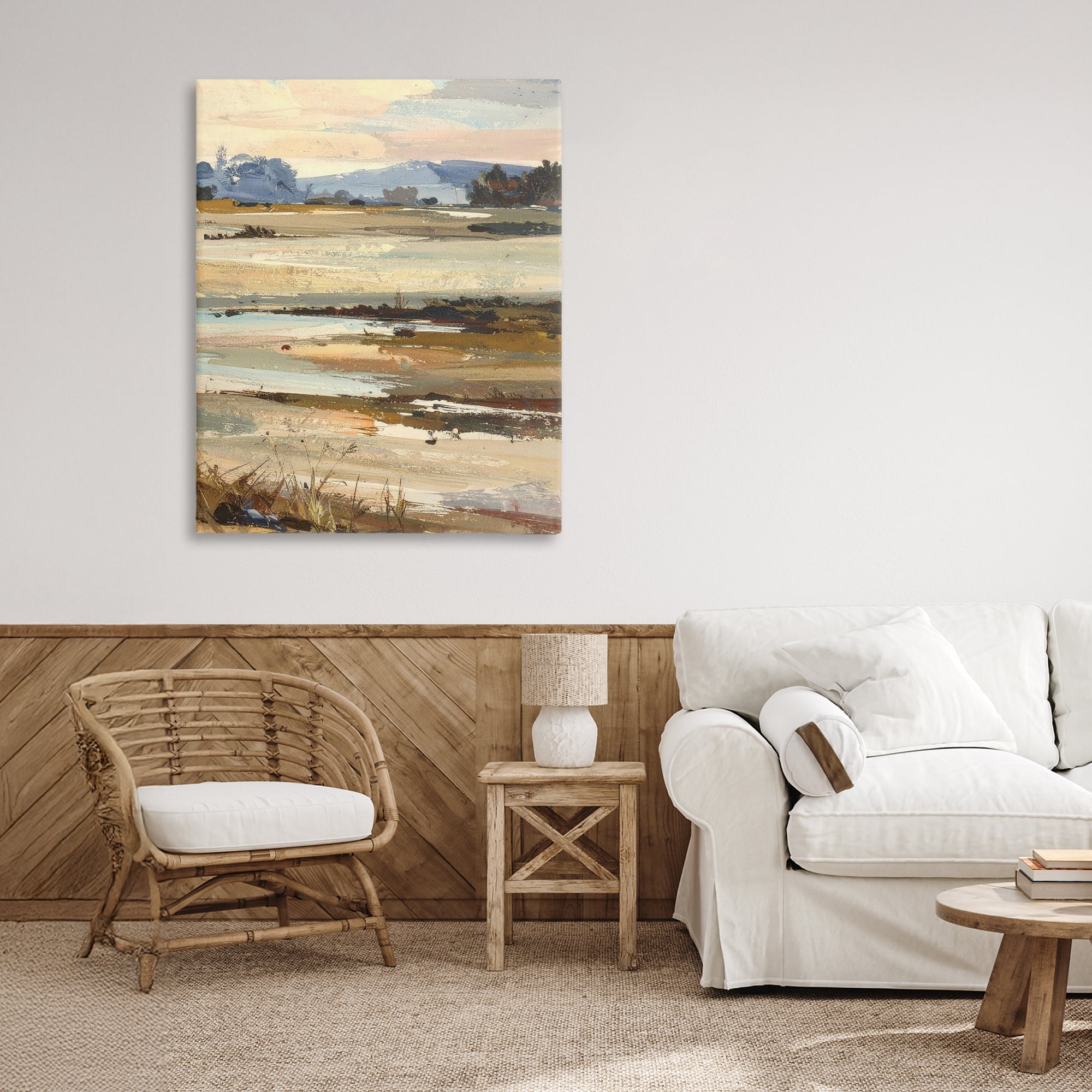 Stupell Industries Distant Horizon Portrayal Canvas Wall Art, design by Alonza Saunders