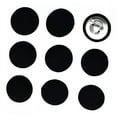 thumbnail image 5 of 10pcs Cotton Fabric Covered Buttons Sewing Accessories for Garment - Black, 5 of 6