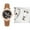 Brown, variant on Herrnalise Butterfly Ladies Wrist Watch Analog Quartz Watch Mosaic with Diamonds Butterfly Watch Bracelet Dress Watch for Female Wristwatch