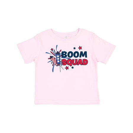 

Inktastic 4th of July Boom Squad Blue and Red Fireworks Gift Toddler Boy or Toddler Girl T-Shirt
