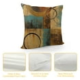 thumbnail image 4 of Creowell  Brown Decorative Throw Pillow Covers Teal Pillow Cover Modern Geometry Abstract Art Decorative Pillows for Living Room Bedroom Sofa Couch Outdoor Pillow Covers, 4 of 5