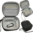 thumbnail image 2 of Hard Carrying Case Anti-scratch Speaker Carrying Bag with Hand Rope & Carabiner Hardshell Case for JBL Go 4 Portable Speaker Inner Black, 2 of 6