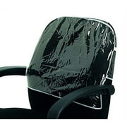 Betty Dain Salon Chair Cover, Protects Spa/Salon Chair Upholstery from Stains, Chemicals, Moisture, and Wear, Round, Fits Most Salon Chairs, Durable Vinyl, Clear