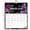 Black Embroidery, variant on 2026 Wall Calendar with Tropical Blooms, March 2026 - Dec 2026, Dates Notes To-do List Events Appointments, Ideal For Home Or Classroom