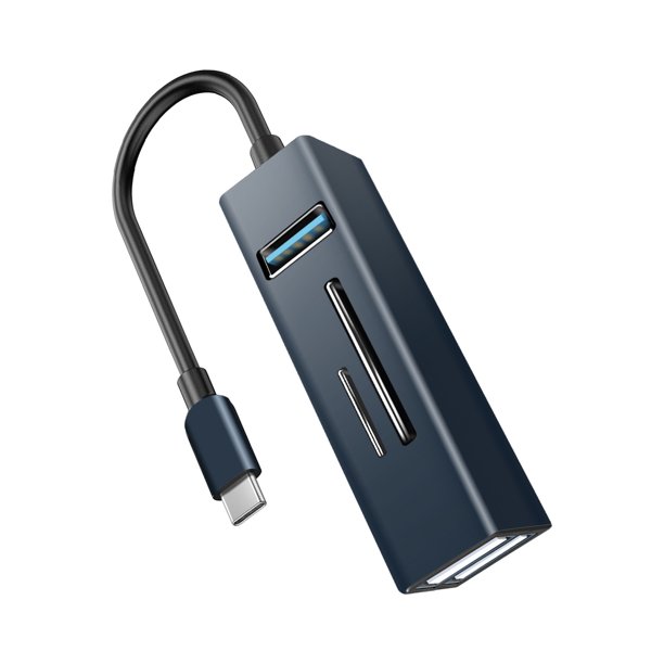 Divisor USB T Ypec Hub Mini estación de acoplamiento USB Accesorios para ordenador de aleación de aluminio .0 Hub estación de acoplamiento