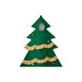 thumbnail image 5 of RUINIXCW Kids Christmas Tree Costume for Girls Boys Christmas Outfits Felt Sleeveless Hood Romper with Gold Trim Balls Funny Holiday Party Dress Up, 5 of 10