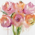 thumbnail image 2 of Bell, Emma 20x20 White Modern Wood Framed Museum Art Print Titled - Pink Peonies, 2 of 4
