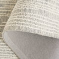 thumbnail image 6 of SAFAVIEH Abstract Nina Striped Geometric Area Rug, Light Gray/Ivory, 6' x 6' Square, 6 of 11