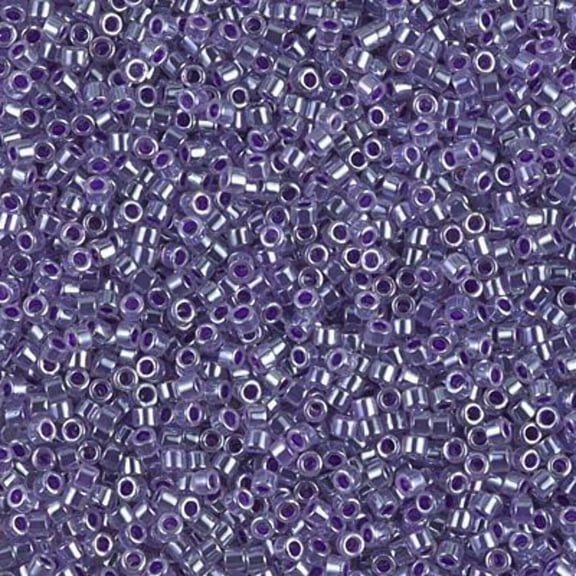 Miyuki Delica Seed Beads DB0250/DB250 11/0 Ceylon Amethyst Luster 7.2 Grams