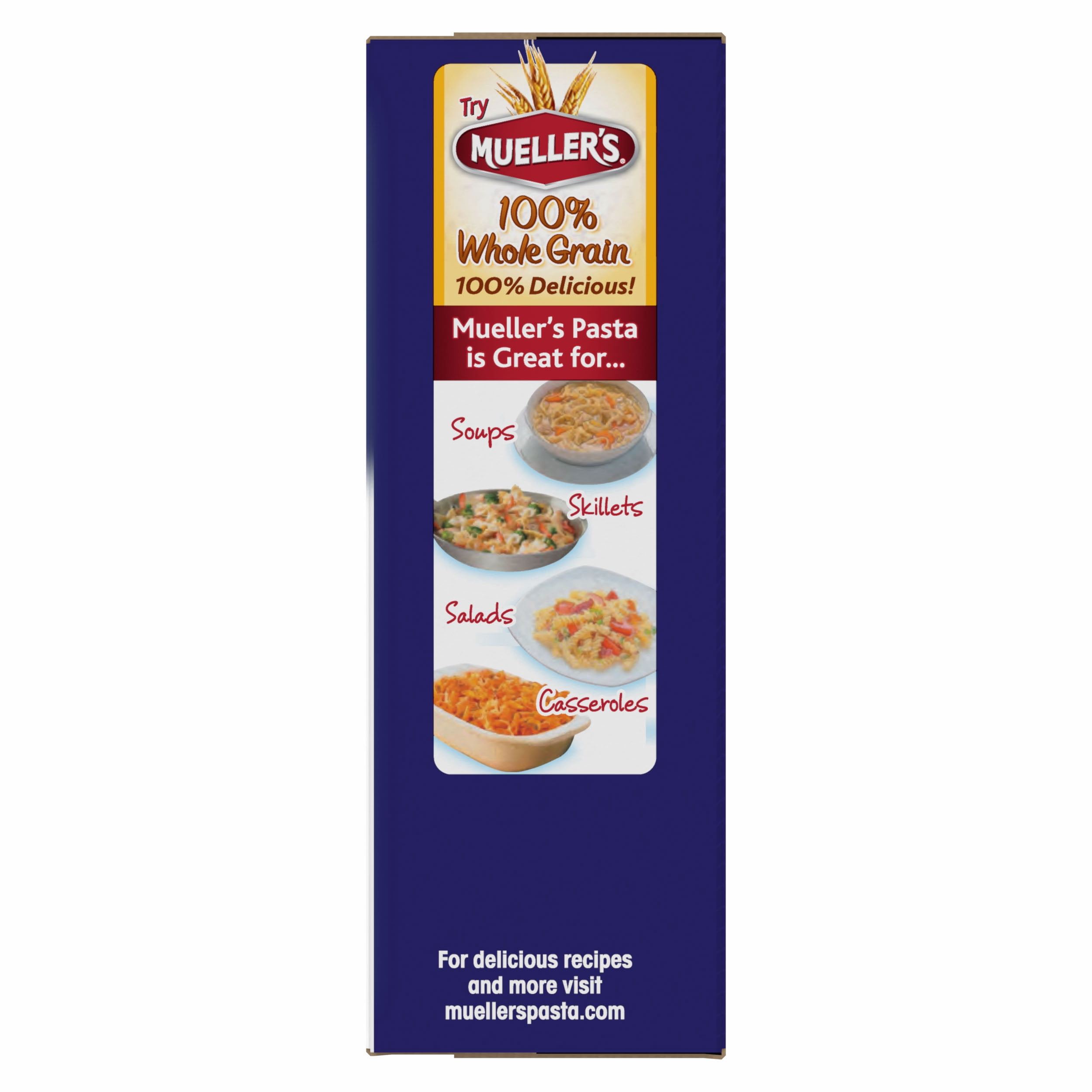 (2 pack) Mueller's Ridged Jumbo Elbows, 16 oz