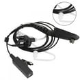 thumbnail image 3 of Talkie Earphone, Acoustic Tube Earpiece 2 Fixing Clips Convenient To Operation Prevent Radiation Sturdy Comfortable  For  For GP338, 3 of 8