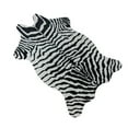thumbnail image 4 of Zebra/Cow Goat Printed Carpet Velvet Imitation Leather Rugs Cowhide Animal Skins Natural Shape Carpets Decoration Mats, 4 of 6