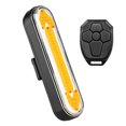 thumbnail image 2 of yingyy Turn Signal Light 100lm Remote Control Bicycle Taillight IPX4 Waterproof Rechargeable Bike Warning Light, Black, 2 of 9