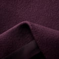 thumbnail image 6 of VINUSLI Womens Wool Coats Mid Length Notched Lapel Collar Solid Winter Peacoat Single Breasted Plus Size Long Sleeve Trench Coat Purple,S, 6 of 6