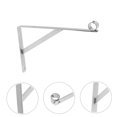 thumbnail image 6 of OULII Heavy Duty Hanger Support Multi Functional Garment Hanging Clothes Rod Rack Silver 1Set, 6 of 8