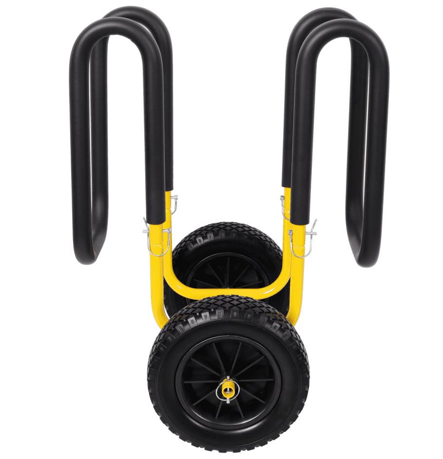 M Shape Suspenz SUP Cart 10in Flat-Free Tires 150 LBS Capacity Yellow