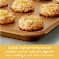 thumbnail image 3 of Ayesha 3-Piece Bakeware Nonstick Cookie Pan Set, Copper, 3 of 5