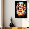 thumbnail image 4 of Nederlandse Kooikerhondje Dog Canvas Wall Art,Pet Canvas Painting Puppy Artwork,Colorful-Watercolor Original Artwork Print For Bedroom, Bathroom Wall Art decor, 4 of 6