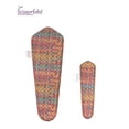 thumbnail image 2 of SCISSORFOBZ Designer Scissors Sheaths Shears Protective Covers-2 pcs Large & Small Size Value Pack - Multicolor Embossed Basket Weave Design-#2-260, 2 of 5