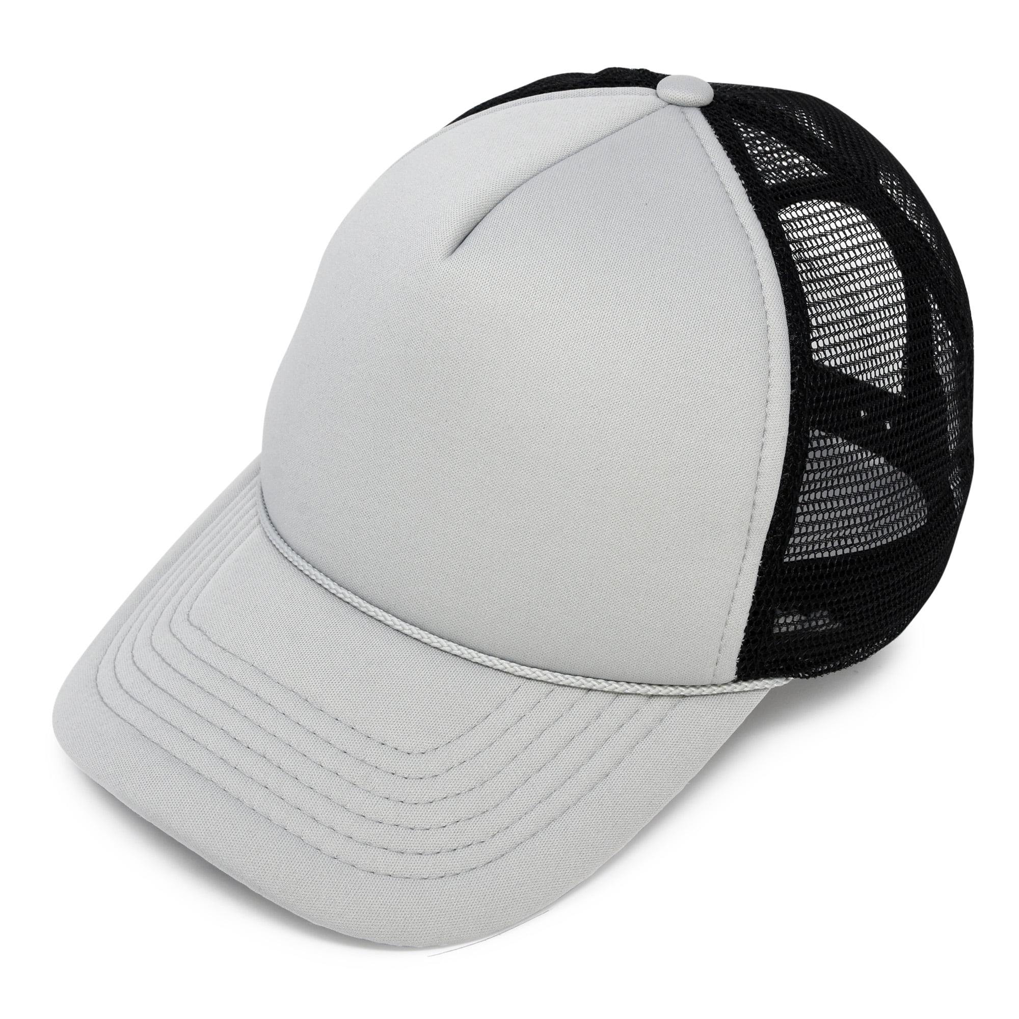 DALIX Two Tone Trucker Hat Summer Mesh Cap with Adjustable Snapback Strap 
