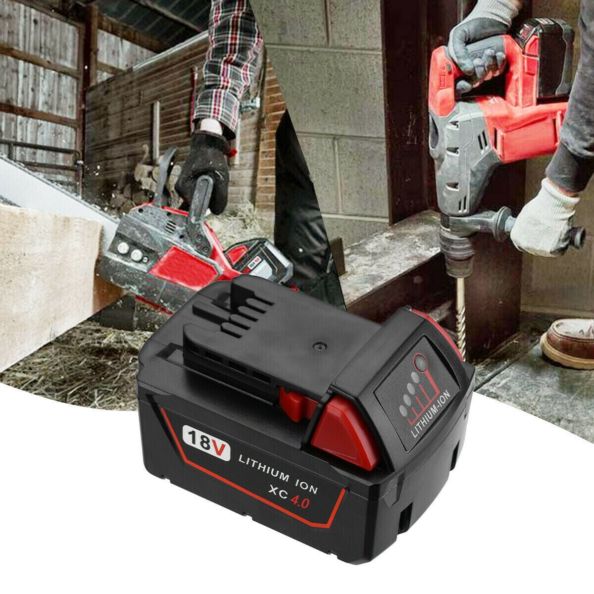 Details about US Stock New for Milwaukee M18 Charger or 1X 4.0Ah Lithium Ion 18Volt Battery Details about US Stock New for Milwaukee M18 Charger or 1X 4.0Ah Lithium Ion 18Volt Battery