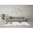 thumbnail image 3 of Ahgly Company Indoor Square Abstract Gray Modern Area Rugs, 7' Square, 3 of 4