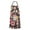 Multicolored Pioneer Flower, variant on Orange Boho Ethnic Paisley Pattern Apron-Garden Aprons for Women with Pockets-Cotton Linen Waterproof Kitchen Cooking Gardening Aprons Adjustable for Kitchen,Cooking,BBQ and Salon 33x27 Inch