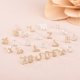 thumbnail image 2 of Pendientes de plata de ley s925 con forma de mini diamantes y 26 letras en inglés, con circonitas y diamantes, estilo coreano, para mujer, 2 of 6