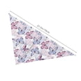 thumbnail image 3 of Naloa Butterflies in Pastel Dog Bandanas 1PC Washable Triangle Dog Scarfs Premium Durable Fabric, for Small Medium Large Dogs and Cats, 3 of 6