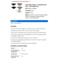 thumbnail image 2 of Front Brake Pad Set - Compatible with 2006 - 2007 BMW 525xi, 2 of 2