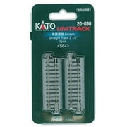 Kato USA Inc. N 64mm 2-1/2 Straight 2 KAT20030 N Track