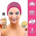 thumbnail image 2 of Banda para el cabello de 4 piezas para maquillaje, banda protectora para el cabello ajustable con velcro, 2 of 5