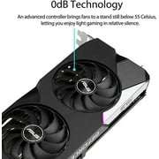 ASUS DUAL-RTX3070-O8G-V2 - OC Edition - graphics card - GF RTX 3070 - 8 GB GDDR6 - PCIe 4.0 - 2 x HDMI, 3 x DisplayPort