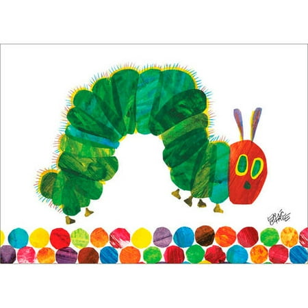 Oopsy Daisy Murals - Oopsy Daisy - Eric Carles The Very Hungry Caterpillar (TM) Canvas Wall Art 14x10, Eric Carle