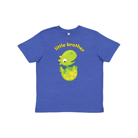 Inktastic Little Brother Dinosaur Youth T-Shirt