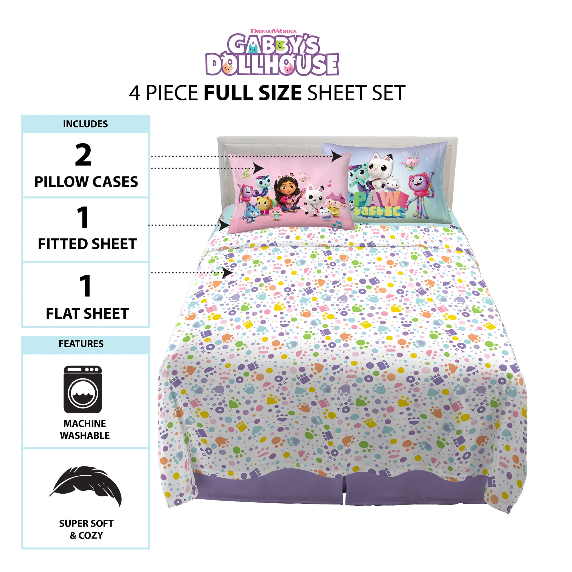 Kids Warehouse Abominable - Abominably Cool Twin Size Sheet Sets Kid's Licensed - 3 Piece Set