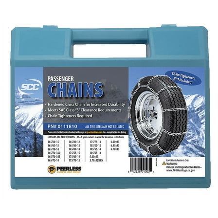 Peerless Chain Passenger Car Tire Chains, 0111810