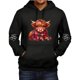 thumbnail image 1 of MHFRRA Sudadera con Capucha Informal de Manga Larga, Suave y Cómoda, Ideal para Uso Diario y Actividades Al Aire Libre, con Cordón Ajustable y Un Espacioso Bolsillo Frontal Negro, 1 of 3