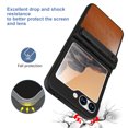 thumbnail image 3 of for Samsung Galaxy Z Flip 6 Case with Stand, [Built-in Screen Protector] [Hinge Protection] [Kickstand], Full-Body Military Protection Phone Case for Samsung Z Flip 6,Khaki, 3 of 7