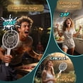 thumbnail image 6 of Electric Fly Swatter, Bug Zapper, Mosquito Zapper Racket | Gold Zone Voltage, Densest 3 mm Mesh, Apple-Like Weight - AA Battery Powered (not incl.) - Indoor & Outdoor Use with Pro Swat Tips, 6 of 7