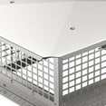 thumbnail image 5 of Dextrus 13" x 24" Fireplace Chimney Cap, Outdoor Chimney Cover, 304 Stainless Steel, with Flexible Metal Strips, Bolts & Gloves Included, 5 of 10