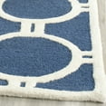 thumbnail image 3 of SAFAVIEH Cambridge Joss Geometric Wool Area Rug, Navy Blue/Ivory, 2'6" x 4', 3 of 7
