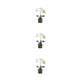 thumbnail image 4 of Matsuzay Bonsái de orquídeas artificiales con maceta, simulación de Phalaenopsis, maceta para el hogar, jardín, 8 flores, planta interior Type1 NO1, 4 of 6