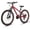 RED, variant on SPATIAL 24 inch Mountain Bicycle for Teenagers,21-Speed Gears MTB Mountain Bikes,Aluminum Frame Dual Disc Brakes