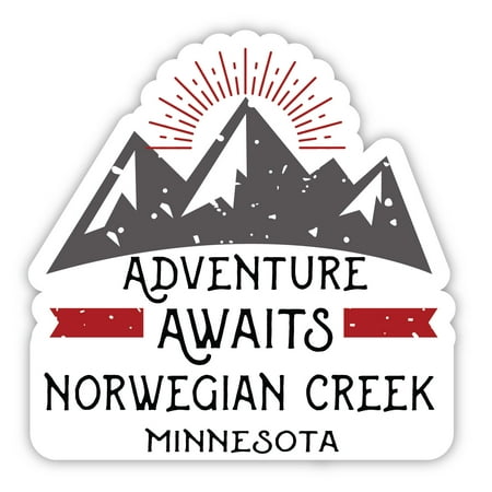 

Norwegian Creek Minnesota Souvenir 4-Inch Magnet Adventure Awaits Design