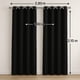 thumbnail image 5 of Cortinas Largas Con Aros 2.80 X 2.10 M Alfer Home Jgo 2 Pzas, 5 of 5