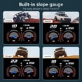 thumbnail image 5 of AZIJYV Obd2 Pantalla de calibre con velocidad, pantalla Heads Up para automóviles P24, consumo de combustible, RPM, alarma de exceso de velocidad, velocímetro digital OBD+GPS adecuado para todos los a, 5 of 5